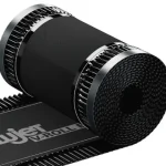 Alujet mønebånd V-Roll ECO 310mm x 5m svart